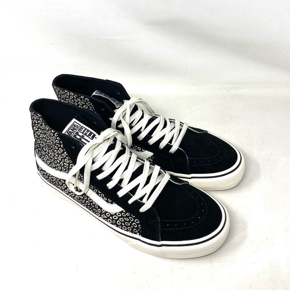 VANS Sk8-Hi Decon Sneakers Canvas Suede Black For Men Skate Shoes VN0A4BX64WM - Picture 3 of 10